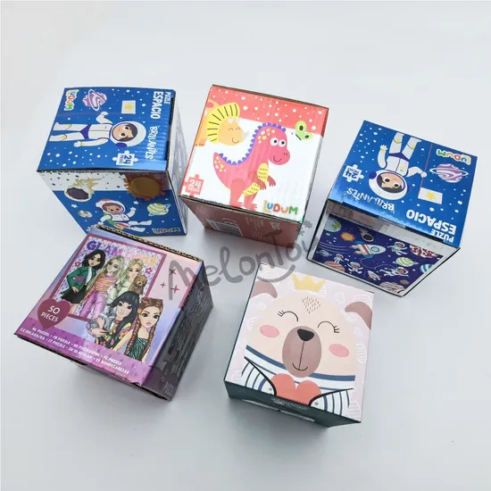 Customized Paper Board Collection Jigsaw Puzzle Cardboard Paper Game Floor Puzzles for Kids Adult Baby Toy Children