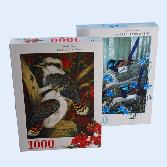 1000 Pieces Board Game Puzzle Custom Cardboard with Iron Tin Box Packing 