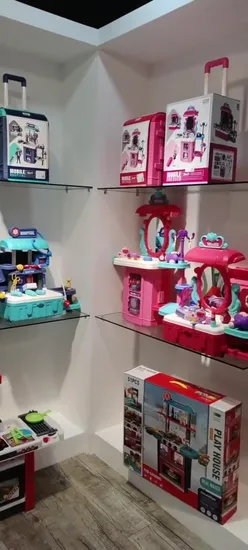 Baby Toys Educational Play Set Boy Tool Girl Beauty Set Kids Pretend Play Role Children Prepend Girls Plastic Dresser Suitcase Dresser Set Beautiful Toy Makeup 