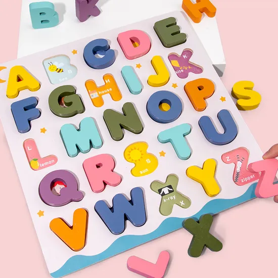 Letter/ Number Cognitive Matching Puzzle Toys 