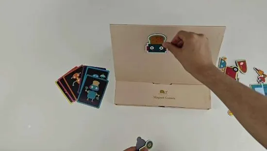 Kids Jigsaw Creative Development Interactive Learning Game Math Algorithms & Robotics Foldable Eco