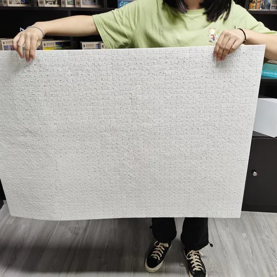 Custom Wooden Puzzle Paperboard Puzzles Adults 1000 Pieces Jigsaw Puzzle 