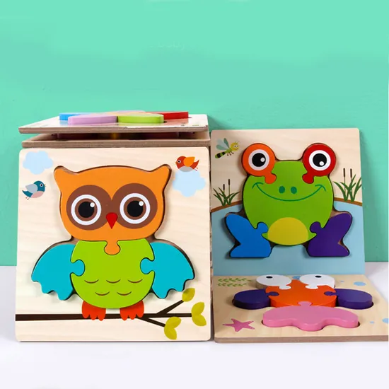 Kids Educational Toys 3D Wooden Puzzle Jigsaw Puzzle Toy 